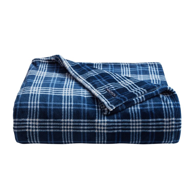 Blue discount flannel blanket